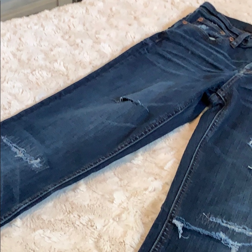 J. Crew Reid Distressed Jeans Sz 28